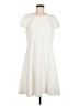 DKNY Solid Ivory Casual Dress Size M - photo 1