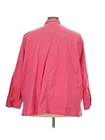 Liz & Me 3/4 Sleeve Button-Down Shirt (view 2)