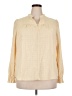 BTFBM 100% Cotton Ivory Long Sleeve Blouse Size XXL - photo 1
