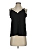 Shein 100% Polyester Black Sleeveless Blouse Size 2 - photo 1