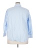 Old Navy 100% Cotton Blue 3/4 Sleeve Button-Down Shirt Size 2X - photo 2