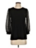 CeCe Black 3/4 Sleeve Top Size XS - photo 1
