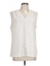 Unbranded 100% Polyester Ivory Sleeveless Blouse Size L - photo 1