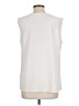 Unbranded 100% Polyester Ivory Sleeveless Blouse Size L - photo 2