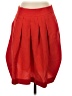 Banana Republic 100% Polyester Solid Red Formal Skirt Size 4 - photo 1