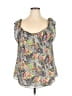 Jennifer Lauren 100% Polyester Gray Sleeveless Blouse Size L - photo 1