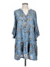 Mittoshop 100% Rayon Blue Casual Dress Size S - photo 1