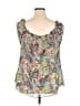 Jennifer Lauren 100% Polyester Gray Sleeveless Blouse Size L - photo 2
