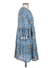 Mittoshop 100% Rayon Blue Casual Dress Size S - photo 4