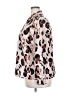 ELOQUII 100% Polyester Animal Print Ivory Long Sleeve Blouse Size 18 - photo 5