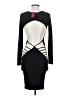 K Too Solid Black Cocktail Dress Size S - photo 2