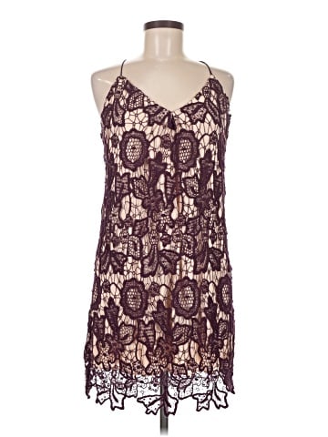 Lavender Brown Cocktail Dress (view 1)