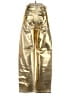 Zara 100% Baumwolle Metallic Gold Jeans Size 2 - photo 2