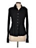 W by Worth Black Long Sleeve Blouse Size 10 - photo 1