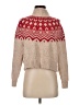 Old Navy Chevron-herringbone Red Pullover Sweater Size S - photo 1