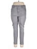 Flawless Solid Gray Casual Pants Size 14 (petite) - photo 1