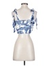 Shein Blue Tube Top Size 4 - photo 2