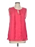 Nine West 100% Polyester Pink Sleeveless Blouse Size M - photo 1