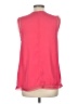Nine West 100% Polyester Pink Sleeveless Blouse Size M - photo 2