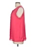 Nine West 100% Polyester Pink Sleeveless Blouse Size M - photo 5