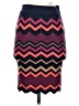AVA Chevron-herringbone Pink Casual Skirt Size S - photo 1
