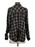 Billy T 100% Lyocell Plaid Gray Long Sleeve Button-Down Shirt Size S - photo 2