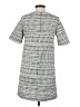 Zara Basic 100% Acetate Houndstooth Gray Casual Dress Size XS - photo 2