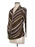 Due Maternity Brown Long Sleeve Blouse Size M - photo 1