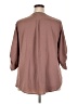 Mileage 100% Polyester Brown 3/4 Sleeve Blouse Size 2X - photo 2