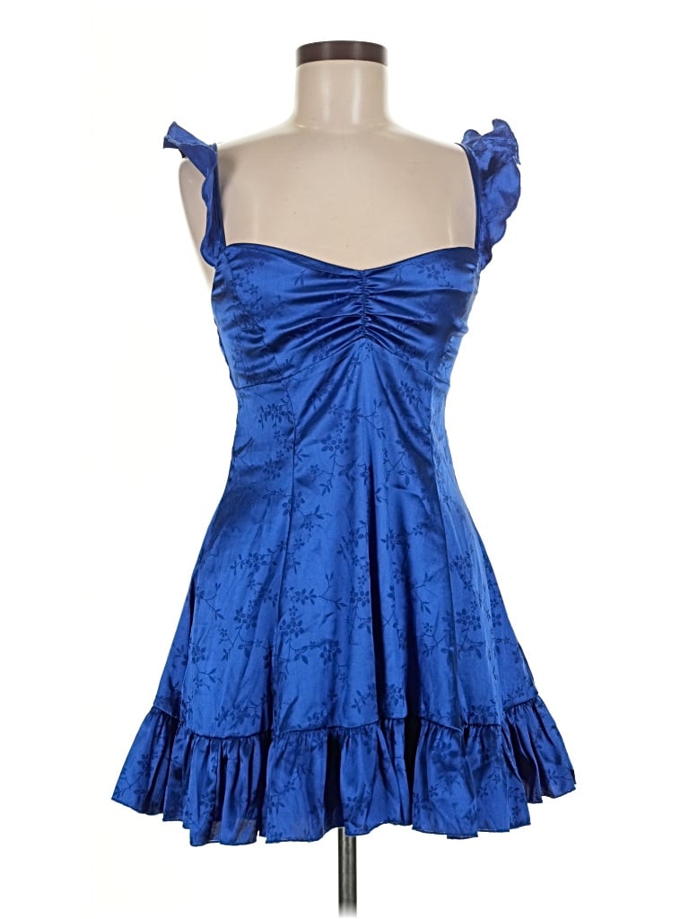 Pre-owned Lucy In The Sky Cocktail Dress In Blue
