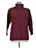 Linda Lundstrom Burgundy Turtleneck Sweater Size XL - XXL - photo 1