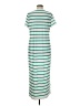 Unbranded Stripes Teal Casual Dress Size M - photo 2
