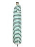 Unbranded Stripes Teal Casual Dress Size M - photo 5