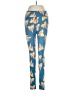 Lularoe Print Blue Leggings One size - photo 1
