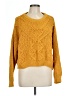 Love Tree Solid Yellow Pullover Sweater Size L - photo 1