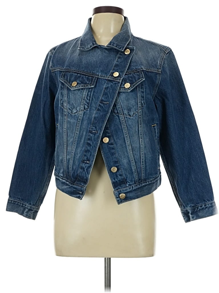 Pre-owned Cult Gaia Denim Jacket In Blue