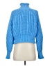 H&M Blue Turtleneck Sweater Size XS - photo 2