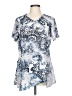 Top Ligne Paisley Blue Short Sleeve T-Shirt Size L - photo 1
