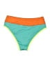Unbranded Color Block Green Swimsuit Bottoms Size M - photo 2
