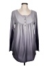 Assorted Brands Gray Long Sleeve Henley Size L - photo 1