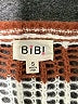 Bibi 100% Polyester Stripes Brown Pullover Sweater Size S - photo 7