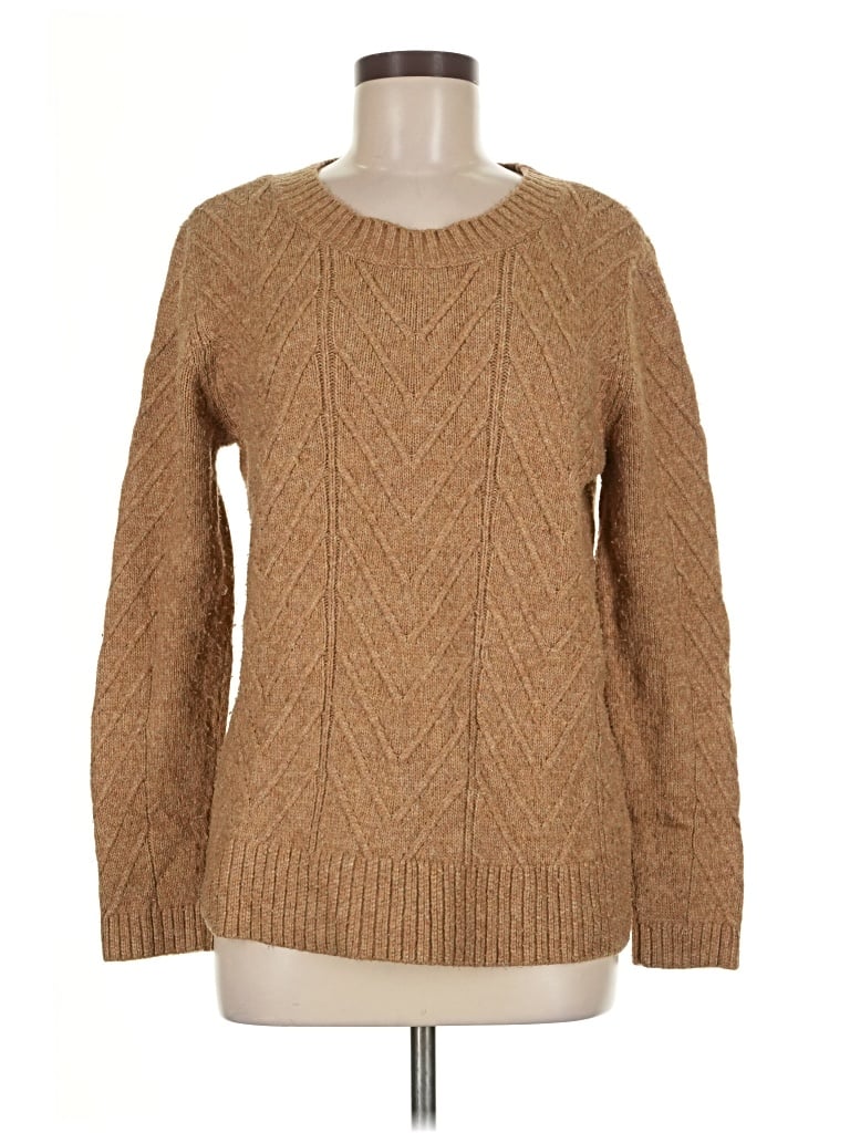 Pre-owned Croft & Barrow Pullover Sweater In Brown