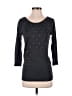 White House Black Market 100% Rayon Polka Dots Black Pullover Sweater Size XS - photo 1