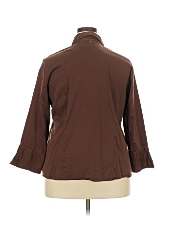 DressBarn 3/4 Sleeve Button-Down Shirt (view 2)