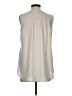 CAbi 100% Polyester Ivory Sleeveless Blouse Size S - photo 2