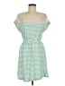 Assorted Brands Stripes Green Casual Dress Size M - photo 1