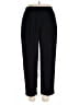 Ambition 100% Polyester Solid Black Casual Pants Size 14 (petite) - photo 1