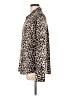 C. Wonder Animal Print Tan Long Sleeve Blouse Size M - photo 5