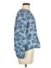 Fever 100% Lyocell Blue Long Sleeve Blouse Size M (petite) - photo 4