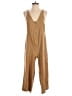 Old Navy 100% Tencel Solid Tan Jumpsuit Size XS - photo 1